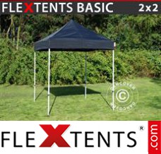 Folding tent Basic, 2x2 m Black