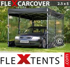 Folding tent FleX Carcover, 2,5x5m, Black