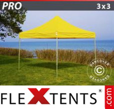 Folding tent PRO 3x3 m Yellow