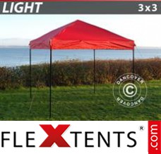 Folding tent Light 3x3 m Red