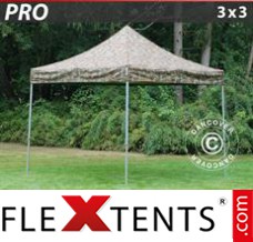 Folding tent PRO 3x3 m Camouflage/Military
