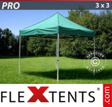 Folding tent PRO 3x3 m Green