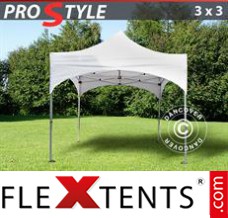 Folding tent PRO "Arched" 3x3 m White