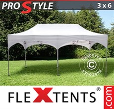 Folding tent PRO "Arched" 3x6 m White