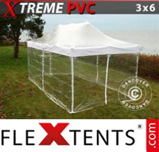 Folding tent Xtreme 3x6 m Clear, incl. 6 sidewalls