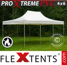 Folding tent Xtreme Heavy Duty 4x6 m, White