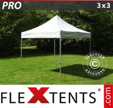 Folding tent PRO 3x3 m Silver