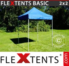 Folding tent Basic, 2x2 m Blue