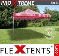Folding tent Xtreme 4x4 m Striped