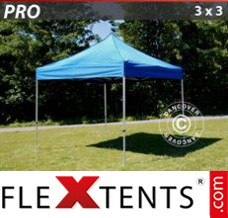 Folding tent PRO 3x3 m Blue