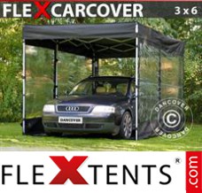 Folding tent FleX Carcover, 3x6 m, Black