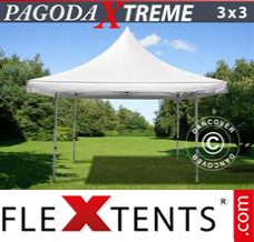 Folding tent Pagoda Xtreme 3x3 m / (4x4 m) White