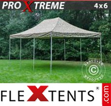 Folding tent Xtreme 4x6 m Camouflage/Military