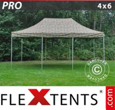 Folding tent PRO 4x6 m Camouflage/Military