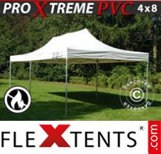 Folding tent Xtreme Heavy Duty 4x8 m, White