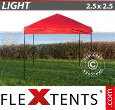 Folding tent Light 2.5x2.5 m Red