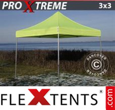 Folding tent Xtreme 3x3 m Neon yellow/green