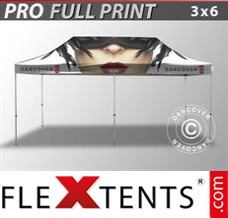 Folding tent PRO with full digital print, 3x6 m