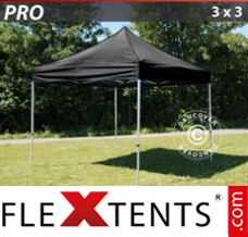 Folding tent PRO 3x3 m Black
