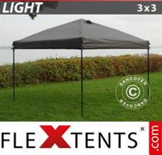 Folding tent Light 3x3 m Grey